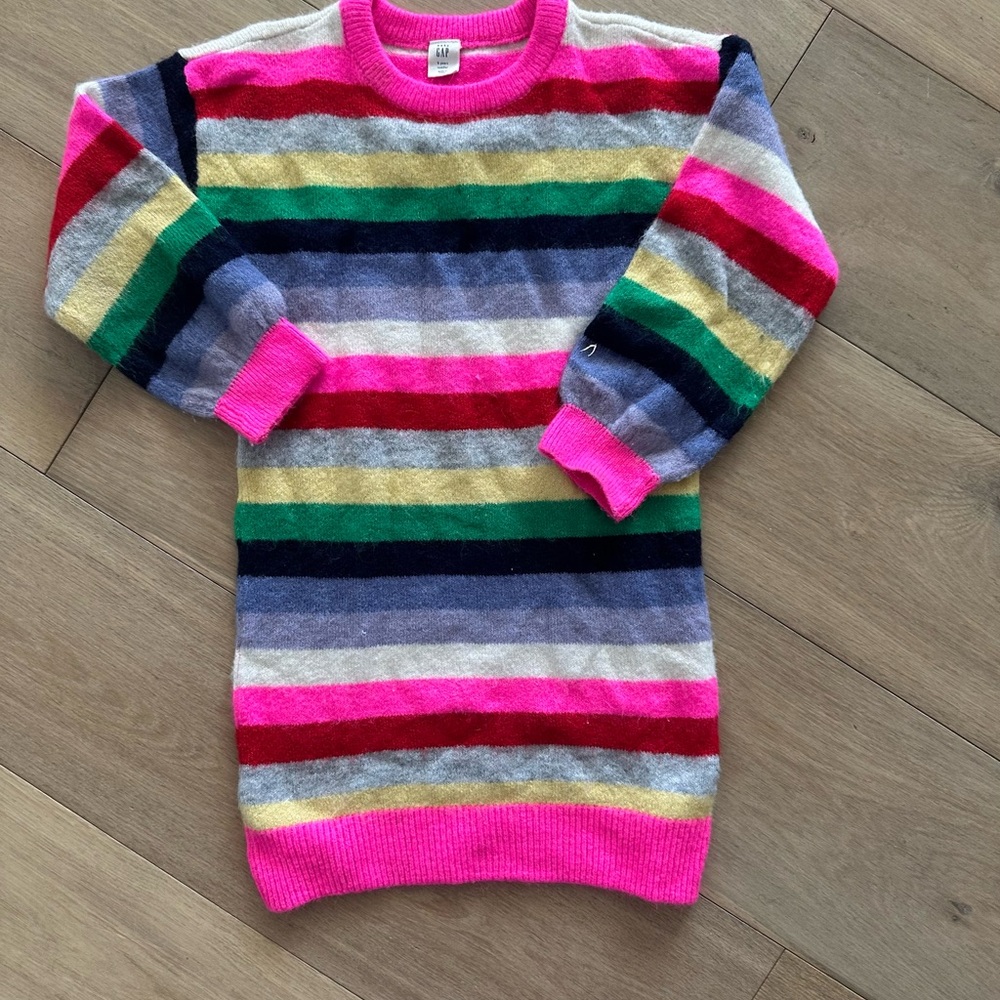 GAP Multicolor Striped Kids Dress